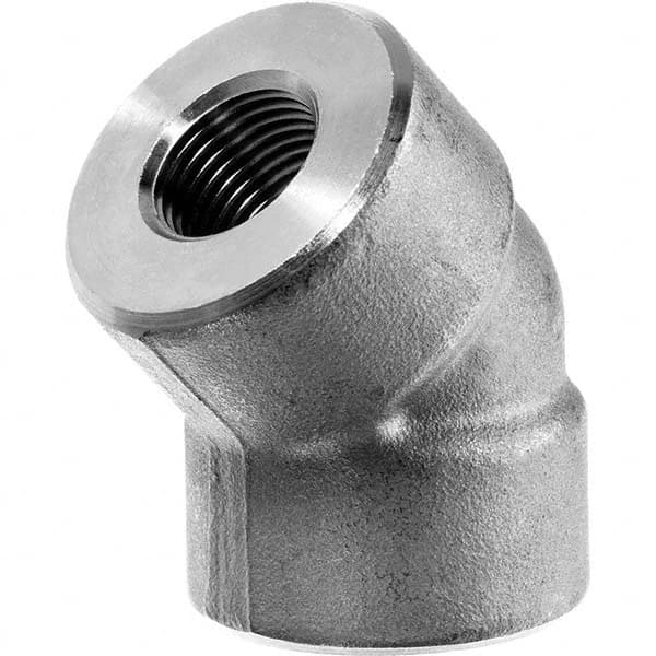 USA Sealing - 1" 316 Stainless Steel Pipe 45° Elbow - Benchmark Tooling
