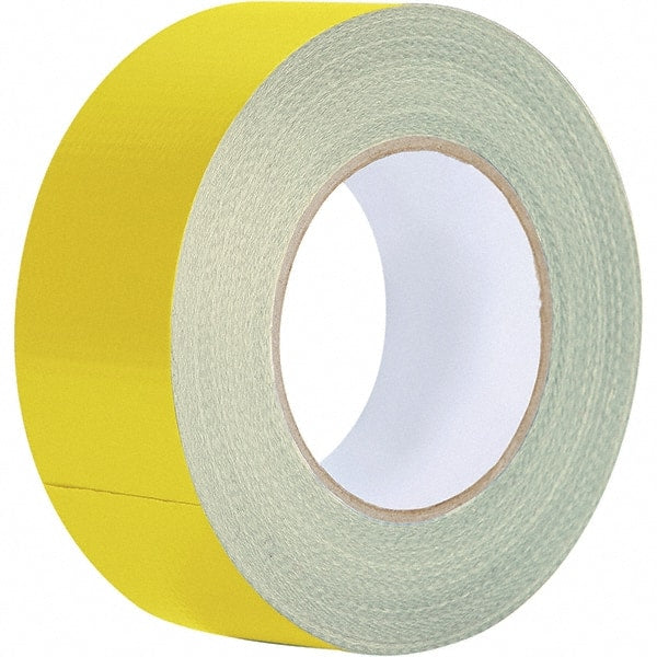 Value Collection - 60 Yd x 2" x 8.7 mil Yellow Polyethylene Cloth Duct Tape - Benchmark Tooling