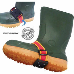 Geroline - Ice Traction Footwear Footwear Style: Strap-On Cleat Traction Type: Steel Studs - Benchmark Tooling