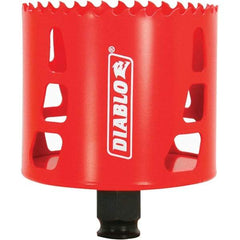 Freud - 3" Diam, 2-3/8" Cutting Depth, Hole Saw - Bi-Metal Saw, Toothed Edge - Benchmark Tooling