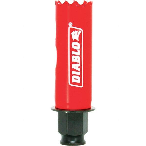 Freud - 1" Diam, 2-3/8" Cutting Depth, Hole Saw - Bi-Metal Saw, Toothed Edge - Benchmark Tooling