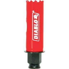 Freud - 1" Diam, 2-3/8" Cutting Depth, Hole Saw - Bi-Metal Saw, Toothed Edge - Benchmark Tooling