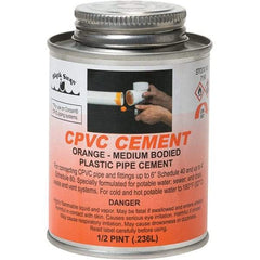 Black Swan - 1/2 Pt Medium Bodied Cement - Orange, Use with CPVC - Benchmark Tooling