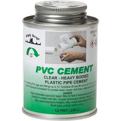 Black Swan - 1/2 Pt Heavy Duty Cement - Clear, Use with PVC - Benchmark Tooling