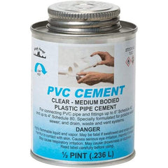 Black Swan - 1/2 Pt Medium Bodied Cement - Clear, Use with PVC - Benchmark Tooling