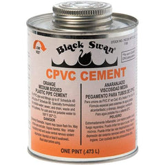 Black Swan - 1 Pt Medium Bodied Cement - Orange, Use with CPVC - Benchmark Tooling