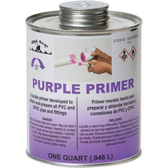 Black Swan - 1 Qt All Purpose Primer/Cleaner - Purple, Use with PVC & CPVC - Benchmark Tooling