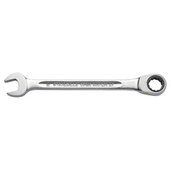 Combination Wrenches; Handle Type: Ergonomic; I-Beam; Tool Type: Metric; Head Type: Straight; Box End Type: 12-Point; Wrench Size (mm): 17.00; Material: Chrome Alloy Steel; Finish: Chrome-Plated; Head Offset Angle: 15; Opening Angle: 15; Overall Length (D