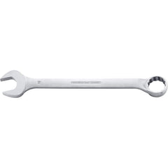 Combination Wrenches; Handle Type: Ergonomic; Tool Type: Metric; Head Type: Offset; Box End Type: 12-Point; Wrench Size (mm): 65.00; Material: Chrome Alloy Steel; Finish: Chrome-Plated; Head Offset Angle: 15; Opening Angle: 15; Overall Length (Decimal Inc