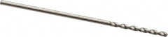 Guhring - 1mm 130° Cobalt Jobber Drill - Bright Finish, Right Hand Cut, Parabolic Flute, Straight Shank, 1-11/32" OAL, Standard Point - Benchmark Tooling