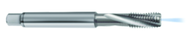 M8x1.25 6H 3-Flute Carbide Semi-Bottoming 15 degree Spiral Flute Tap-Bright - Benchmark Tooling