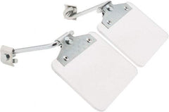 Baldor - Polycarbonate Flat Unlighted Eye Shield - 4" Wide x 5" Long x 1/8" Thick, Direct Mount Base - Benchmark Tooling