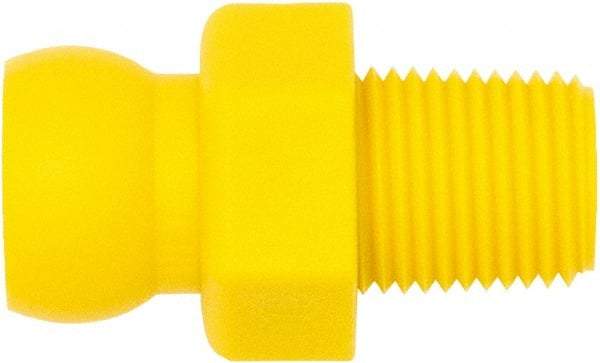 Loc-Line - 1/4" Hose ID, Male to Female Coolant Hose Connector - 1/8" NPT, For Loc-Line Modular Hose Systems - Benchmark Tooling