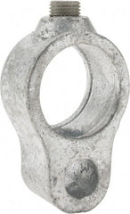 Kee - 1" Pipe, Malleable Iron Gate Hinge Fitting - Galvanized Finish - Benchmark Tooling