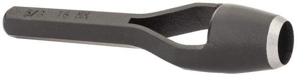 General - 5/8" Arch Punch - 4-7/8" OAL, Steel - Benchmark Tooling