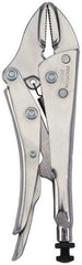 Proto - 7" OAL Straight Jaw Locking Pliers - 1/2" Jaw Width, 1-1/2" Jaw Depth, Steel Handle - Benchmark Tooling