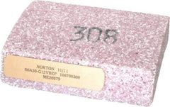 Norton - 5" Wide x 6" High x 1-1/2" Thick Grinding Segment - Ceramic, 30 Grit, Hardness G, Blue Print No. ME20579 - Benchmark Tooling