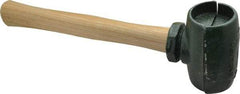 Garland - 3-1/2 Lb Head 2" Face Malleable Iron Split Head Hammer - Wood Handle - Benchmark Tooling