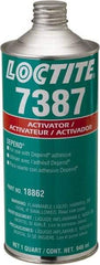 Loctite - 32 Fl Oz, Amber Adhesive Activator - Benchmark Tooling