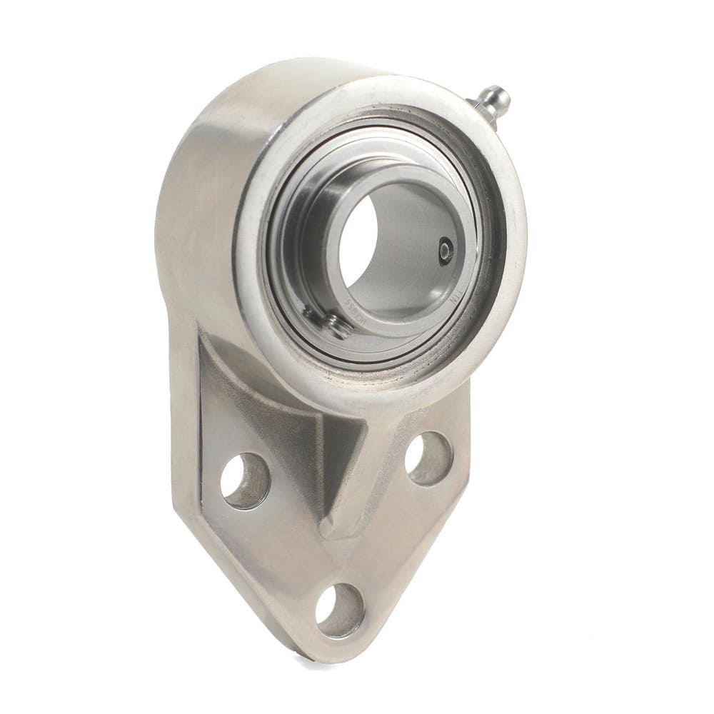 Mounted Bearings & Pillow Blocks; Bearing Insert Type: Wide Inner Ring; Bolt Hole (Center-to-center): 47.6 mm; Housing Material: Stainless Steel; Lock Type: Set Screw; Static Load Capacity: 2800.00; Number Of Bolts: 3; Maximum RPM: 4950.000; Series: UCFBS