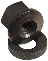 Jergens - 5/16-18 Steel Black Oxide Spherical Flange Nut - Benchmark Tooling