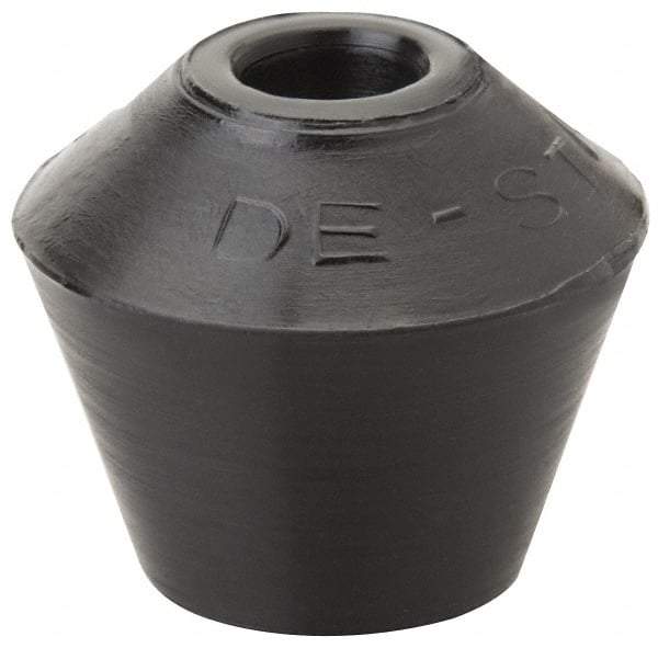 De-Sta-Co - 0.79" Max Diam, 1/4-2 Thread, Polyurethane, Screw On, Flat Tip, Clamp Spindle Assembly Replacement Cap - For 1/4" Diam Standard Spindle, 0.69" OAL, 1/2" Surface Diam, 1/2" Hole Depth - Benchmark Tooling