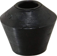 De-Sta-Co - 0.79" Max Diam, 5/16-18 Thread, Polyurethane, Screw On, Flat Tip, Clamp Spindle Assembly Replacement Cap - For 5/16" Diam Standard Spindle, 0.69" OAL, 1/2" Surface Diam, 1/2" Hole Depth - Benchmark Tooling