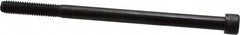 Value Collection - 3/8-16 UNC Hex Socket Drive, Socket Cap Screw - Alloy Steel, Black Oxide Finish, Partially Threaded, 6" Length Under Head - Benchmark Tooling