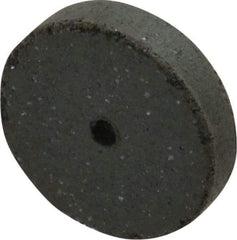 Cratex - 5/8" Diam x 1/16" Hole x 1/8" Thick, Surface Grinding Wheel - Silicon Carbide, Coarse Grade, 25,000 Max RPM, Rubber Bond, No Recess - Benchmark Tooling