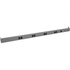 Tennsco - Workbench & Workstation Accessories   Type: Power Bar    For Use With: Tennsco Packing Tables - Benchmark Tooling