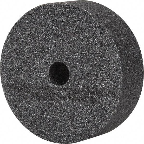 Norton - 80 Grit Silicon Carbide Type 1 Internal Grinding Wheel - 3" Diam x 1/2" Hole x 1" Thick, 10,825 Max RPM, Type 1 Medium Grade, M Hardness, Vitrified Bond, No Recess - Benchmark Tooling