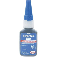 Loctite - 20gr Bottle Black Instant Adhesive - 480 PRISM 20G NON NSF LOCTIT PRISM INST ADH - Benchmark Tooling