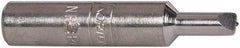 Norton - 0.032" Max Concave Radius Single Point Diamond Dresser - 2" Long x 3/8" Shank Diam - Benchmark Tooling