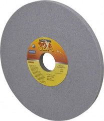 Norton - 8" Diam x 1-1/4" Hole x 3/8" Thick, K Hardness, 60 Grit Surface Grinding Wheel - Aluminum Oxide, Type 1, Medium Grade, 3,600 Max RPM, Vitrified Bond, No Recess - Benchmark Tooling