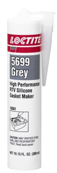 Loctite - 300ml High Performance RTV Silicone Gasket Maker - -75 to 625°F, Grey, Comes in Cartridge - Benchmark Tooling