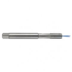 M8x1.0 6H 4-Flute Carbide Semi-Bottoming 15 degree Spiral Flute Tap-Bright - Benchmark Tooling