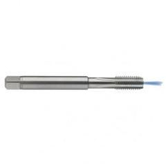 M10x1.0 6H 4-Flute Carbide Semi-Bottoming 15 degree Spiral Flute Tap-Bright - Benchmark Tooling