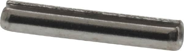 Made in USA - 1/8" Diam x 3/4" Long Slotted Spring Pin - Grade 18-8 Stainless Steel - Benchmark Tooling