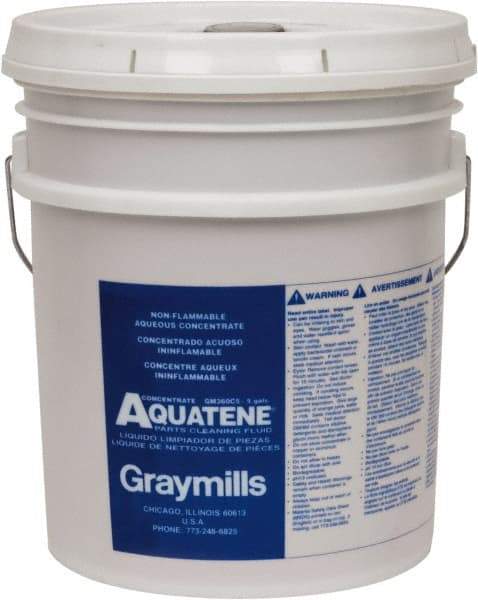 Graymills - 5 Gal Pail Parts Washer Fluid - Water-Based - Benchmark Tooling