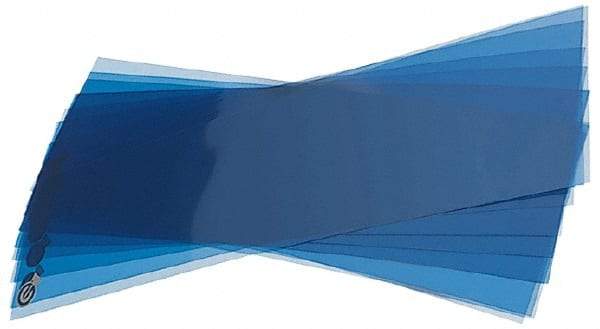 Precision Brand - 10 Piece, 5" Wide x 20" Long Plastic Shim Stock Sheet - Blue - Benchmark Tooling