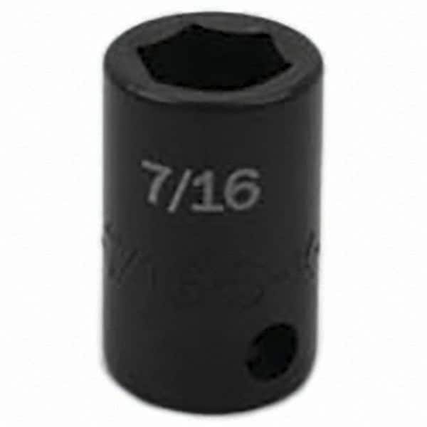 SK - Impact Socket - 3/8"DR 7/16" IMPACT SOCKET - Benchmark Tooling