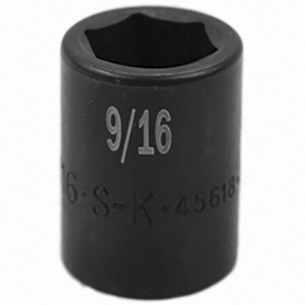 SK - Impact Socket - 3/8"DR 9/16" IMPACT SOCKET - Benchmark Tooling