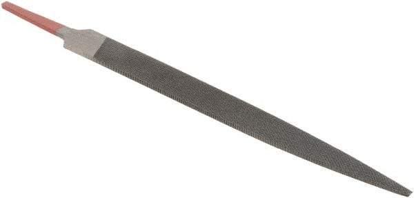 Simonds File - 8" Long, Bastard Cut, Warding American-Pattern File - Double Cut, Tang - Benchmark Tooling