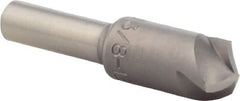 M.A. Ford - 3/8" Head Diam, 1/4" Shank Diam, 3 Flute 120° High Speed Steel Countersink - Benchmark Tooling