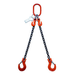 Slings & Tiedowns (Load-Rated); Sling Type: Chain; Length (Feet): 14; Vertical Capacity (Lb.): 4700; Choker Capacity (Lb.): 3800; Width (Inch): 0; Basket Capacity (Lb.): 2700; Eye Type: Large Eye; Chain Sling Type: DOS; Sling Material: Steel; Sling Width: