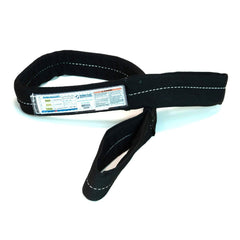 Slings & Tiedowns (Load-Rated); Sling Type: Eye & Eye; Length (Feet): 4; Vertical Capacity (Lb.): 11500; Choker Capacity (Lb.): 9200; Width (Inch): 4; Basket Capacity (Lb.): 23000; Eye Type: Flat Eye; Sling Material: Nylon; Sling Width: 4 in; Eye Length: