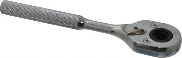 Proto - 3/8" Drive Pear Head Female Drive Ratchet - Chrome Finish, 7" OAL, 24 Gear Teeth, Standard Head - Benchmark Tooling