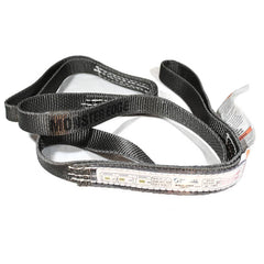 Slings & Tiedowns (Load-Rated); Sling Type: Eye & Eye; Length (Feet): 18; Vertical Capacity (Lb.): 1600; Choker Capacity (Lb.): 1200; Width (Inch): 1; Basket Capacity (Lb.): 3200; Eye Type: Flat Eye; Sling Material: Nylon; Sling Width: 1 in; Eye Length: 1