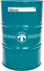 Master Fluid Solutions - Trim SOL, 54 Gal Drum Emulsion Fluid - Water Soluble, For Cutting, Drilling, Tapping, Reaming - Benchmark Tooling