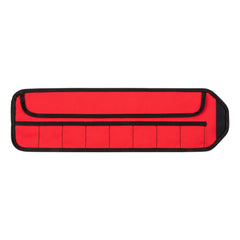 Tool Pouches & Holsters; Holder Type: Rollup Pouch; Tool Type: Pliers Pouch; Material: Polyester; Closure Type: Hook & Loop; Color: Red; Number of Pockets: 8.000; Minimum Order Quantity: Polyester; Mat: Polyester; Material: Polyester; Color: Red; Material